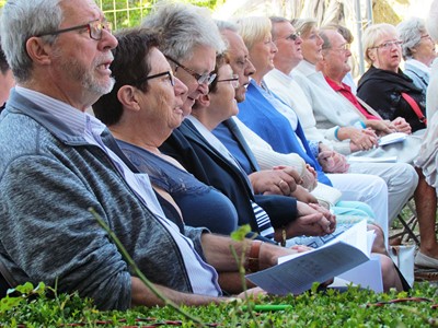 Openluchtviering  Moederdag Onze-Lieve-Vrouw Hemelvaart | Maandag 15 augustus 2016 | WZC Hof ter Schelde | Sint-Anna-ten-Driëenparochie Antwerpen Linkeroever